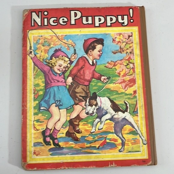 Nice Puppy by Martha Paulson copyright 1943 Children's Book - Picture 10 of 12